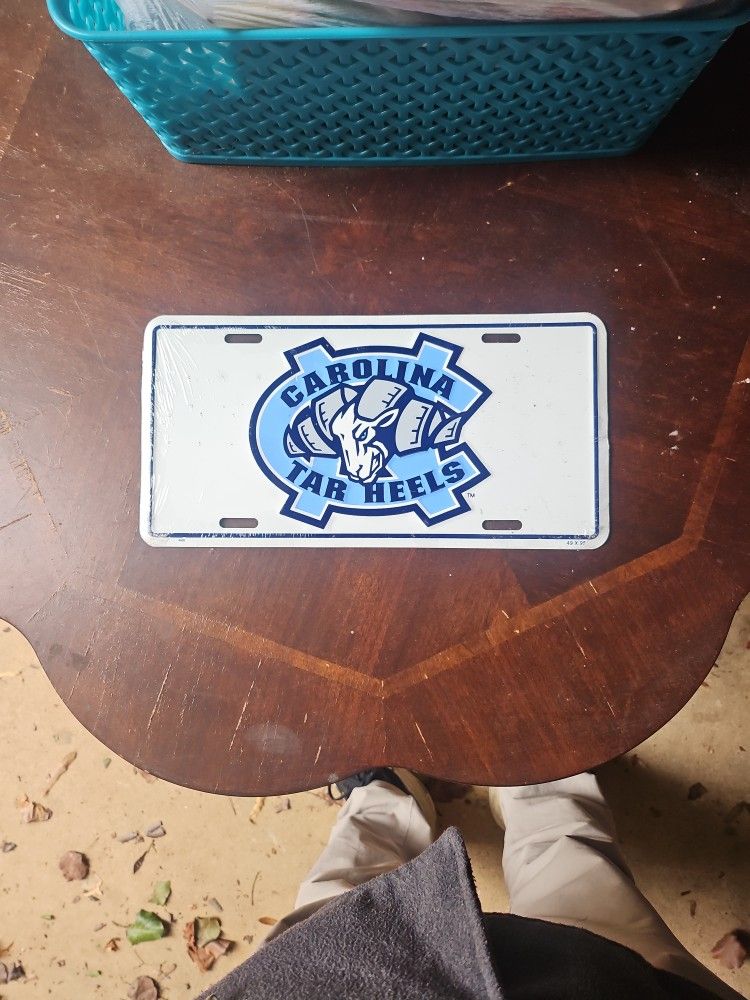 UNC License Plate 