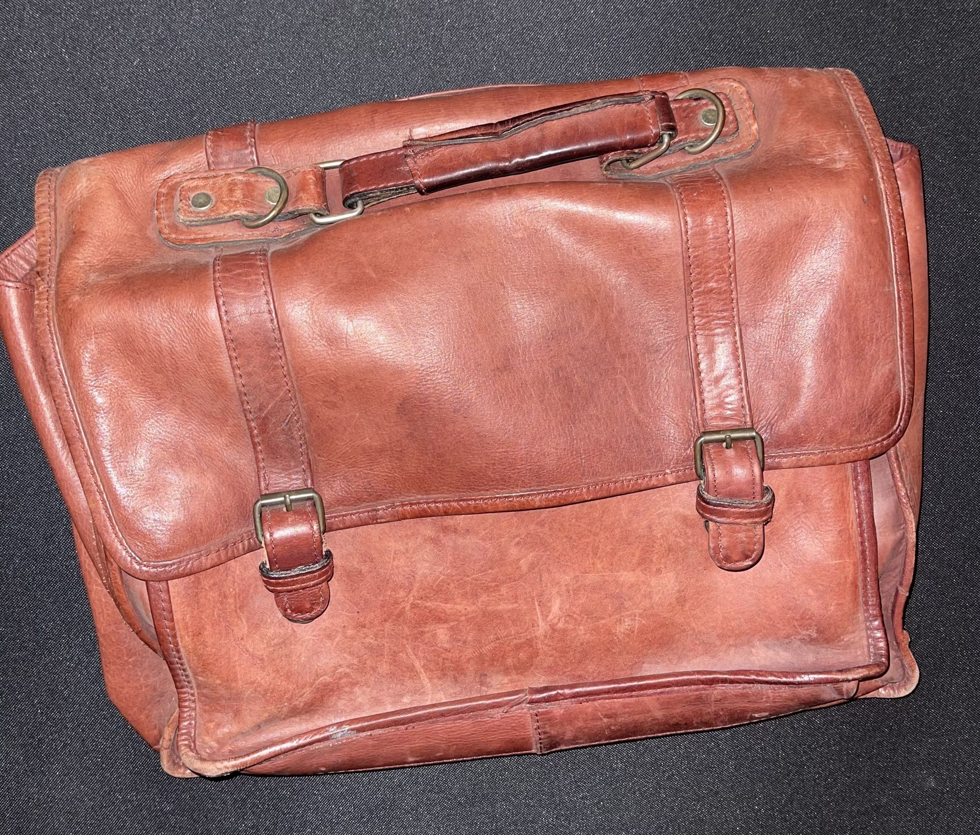 Ansun Leather Bag, Vintage