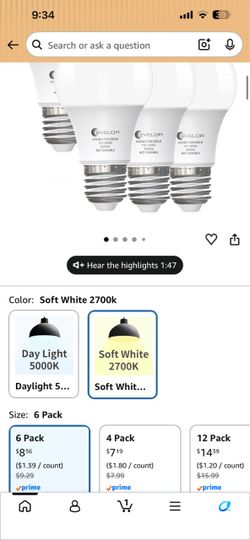 💡 Energy-Saving LED Light Bulbs – 9W / 800 Lumens
