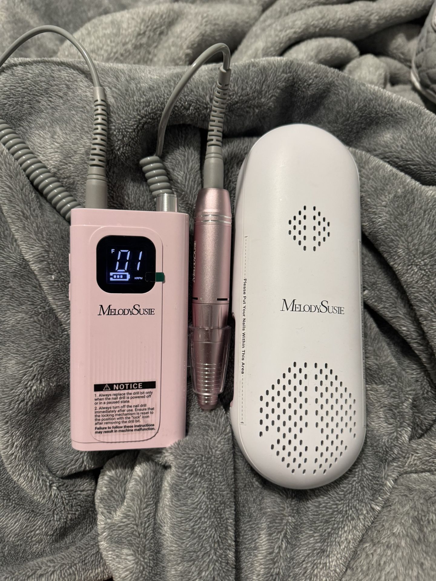 Melody Susie nail bundle e-file and nail lamp