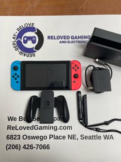 Nintendo Switch With Dock + Charger - Great Condition - For Sale Or Trade