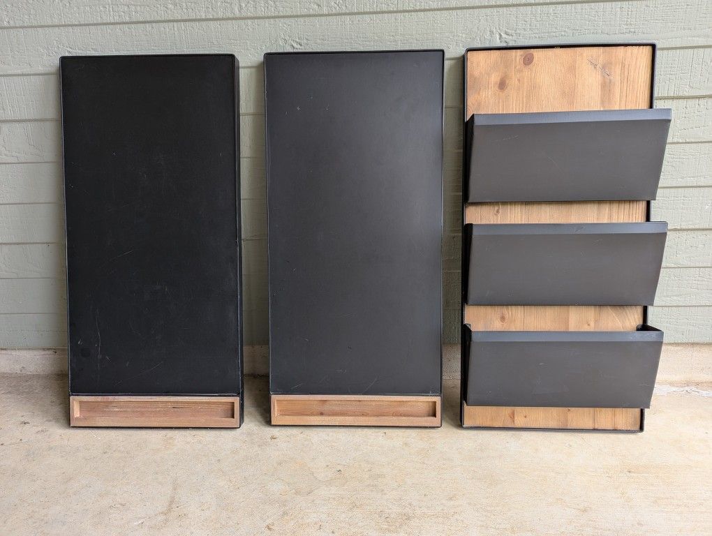 Pottery Barn Chalkboards And Organizer