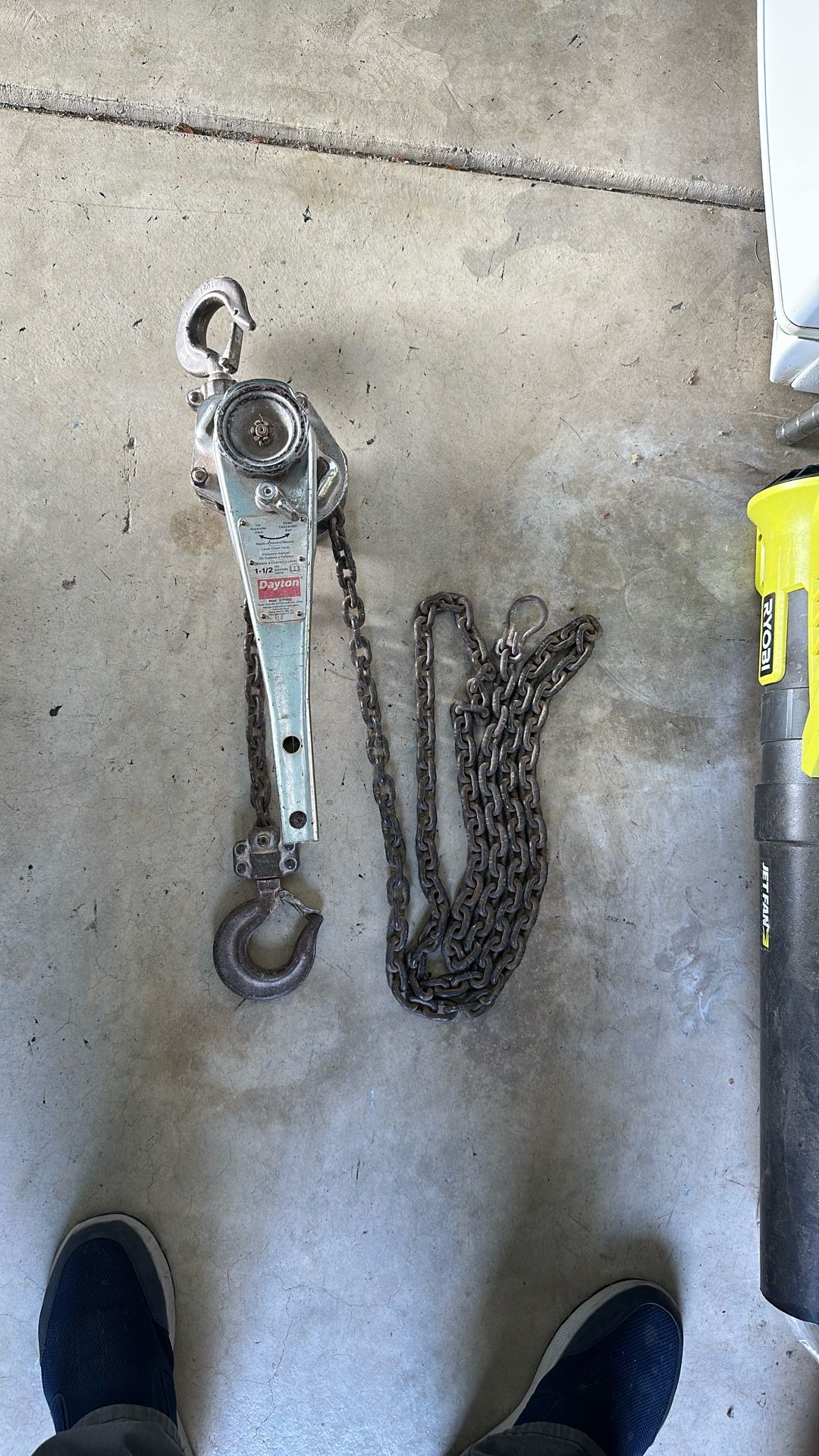 1-1/2 Tons Dayton Come Along Used USA Works 155 Dls Hablo Español