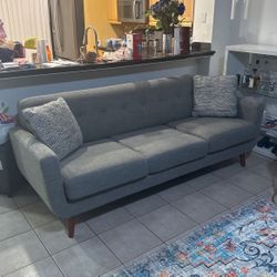 GREY COUCH  LIKE NEW $200