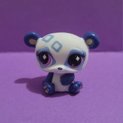 Littlest Pet Shop Surprise Box Series 2 G7 # 70 Purple & White Panda.