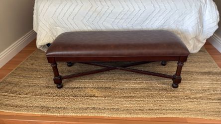 Brown bench