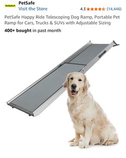 Large metal dog ramp