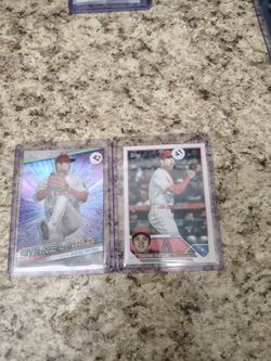 Shohei ohtani angels baseball cards