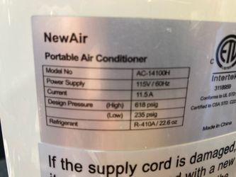 New Air  Portable Air Conditioner