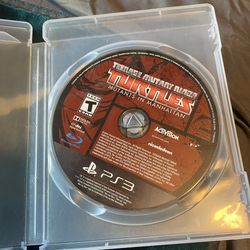 Turtles  In Manhattan PS3  (( Disk Only ))