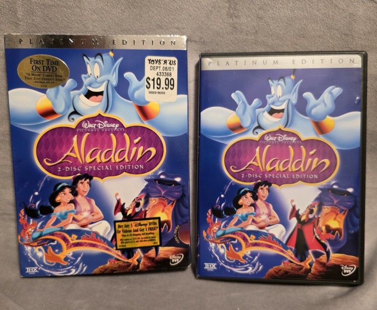 Walt Disney Aladdin (DVD, 2004, 2-Disc Set, Platinum Edition)