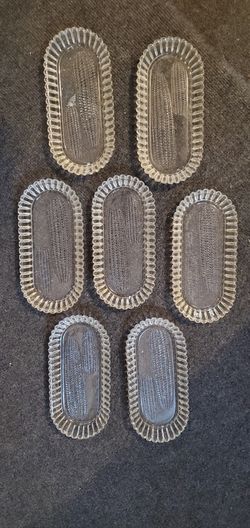 Vintage - Depression Glass Crystal Corn Dishes - Holmdel NJ