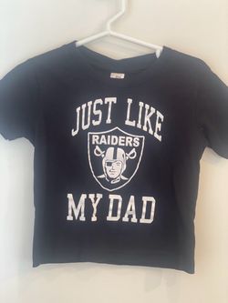 Toddler Raiders Black T-Shirt 18m