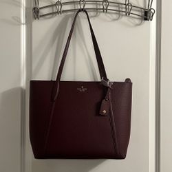 Kate Spade Burgundy Tote Bag 