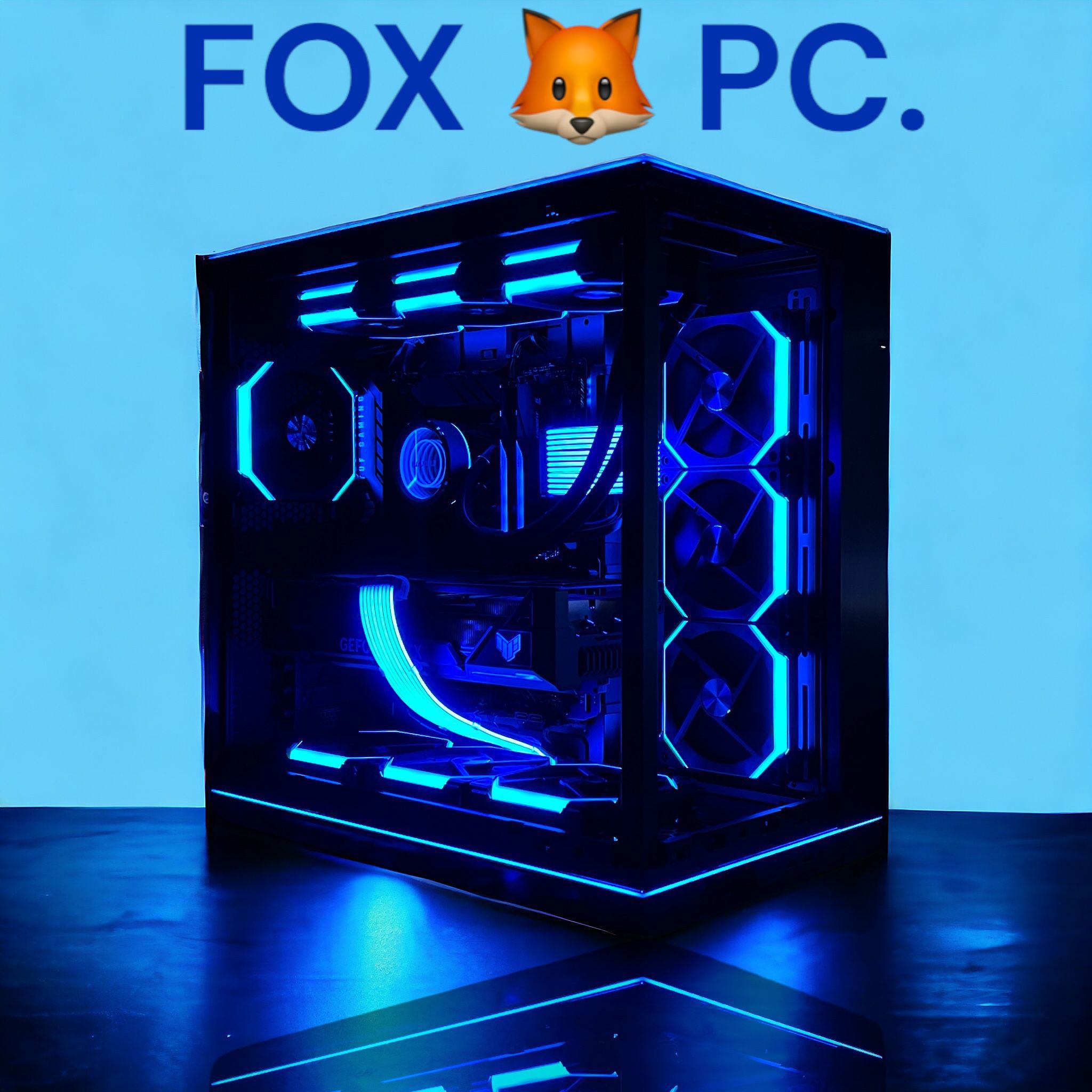 🦊 FOX 45 🦊 HIGH END GAMING PC 🦊 FOX CUSTOM GAMING  PC | WORK PC | DESKTOP | INTEL I7-14700K | 32 GB DDR5 RAM | 1 TB SSD | NVIDIA RTX 4080 SUPER.