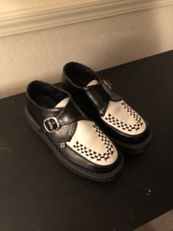 $15 Tuk Creepers Leather Womens Size 6 Black