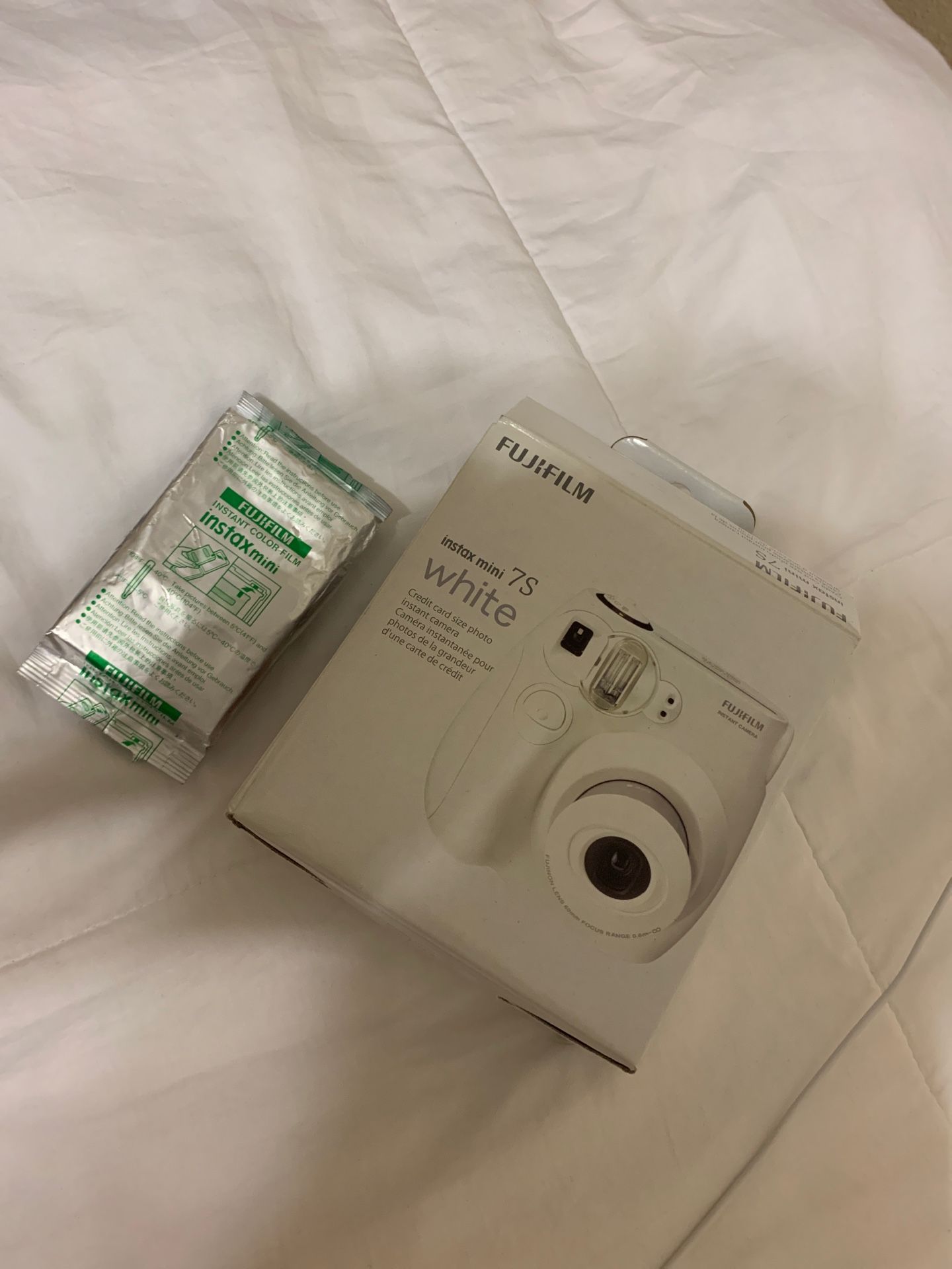 Fuji film mini camera and one pack of film