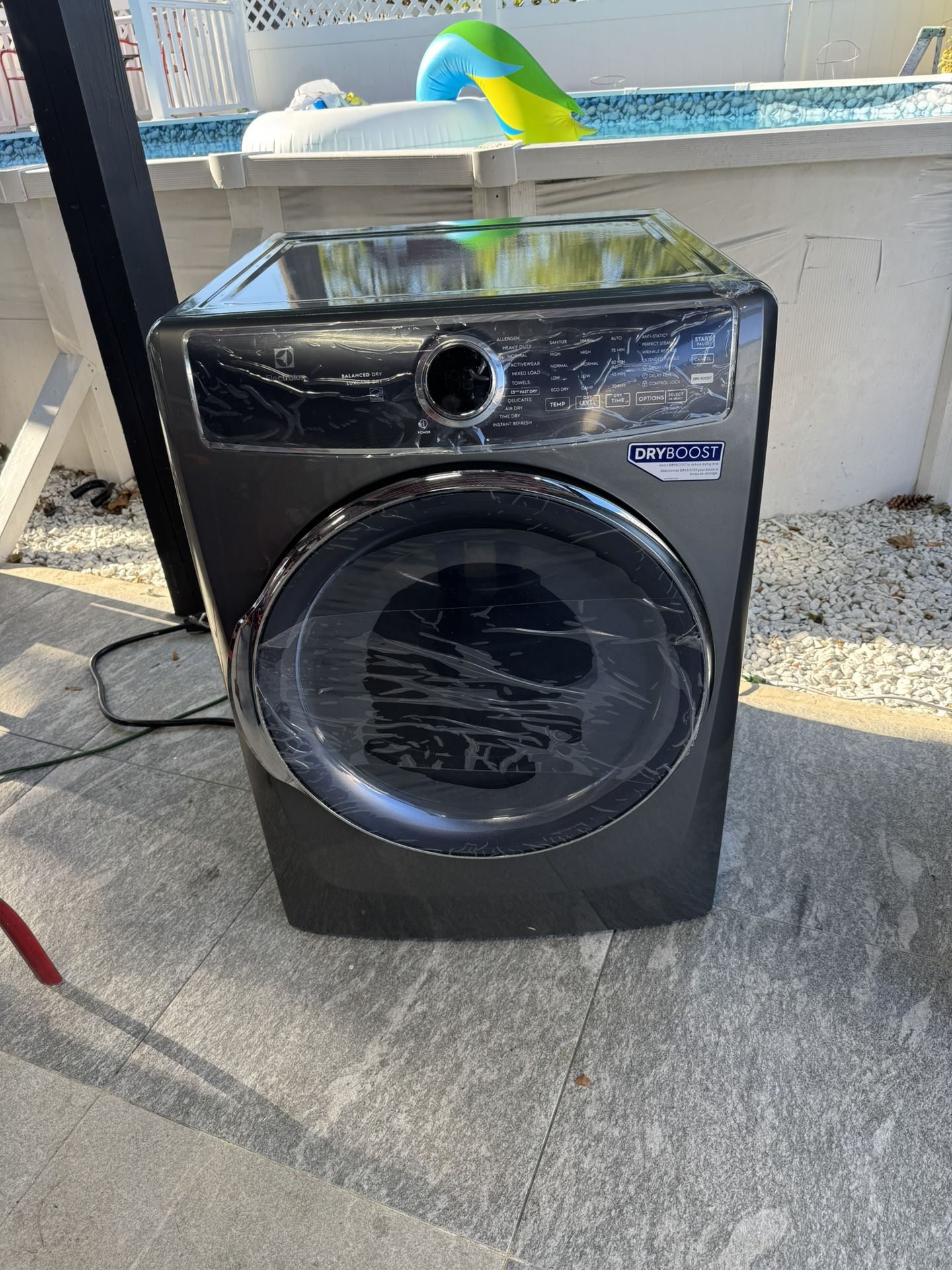 Electrolux Electric Dryer Brand New 8.0 Cubic Feet One Receipt For 90 Days Warranty
