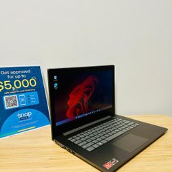 YEAR END SALE Lenovo  14” AMD Ryzen 5 processor/8GB/256GB Storage Laptop Comes With Microsoft Office