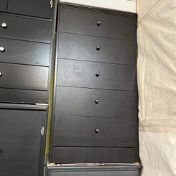 New Compressed Wood 5 Drawer 