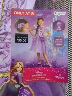 Disney Rapunzel Deluxe Child Costume Size M (7-8)