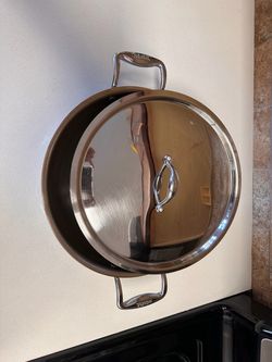 Stahl Triply Stainless Steel Pan with Lid – 13.5 Inches