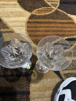 Water ford crystal toast glasses