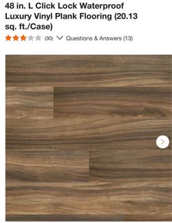 Beautiful luxury vinyl flooring