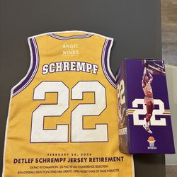 Detlef Schrempf Bobblehead and rally towel