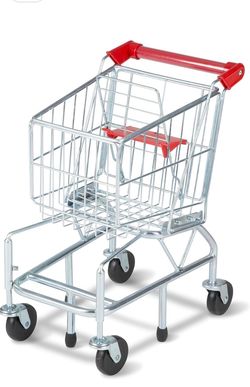Melissa and Doug metal shopping cart