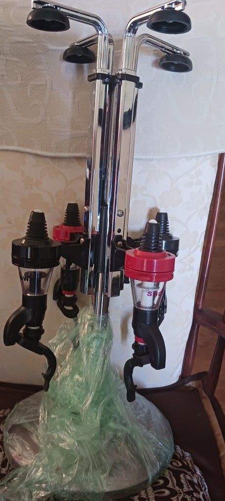 OGGI CORP 4 BOTTLE DISPENSER SHOTS&FLOWS