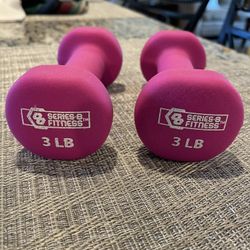Pair of 3 Pounds dumbbells 