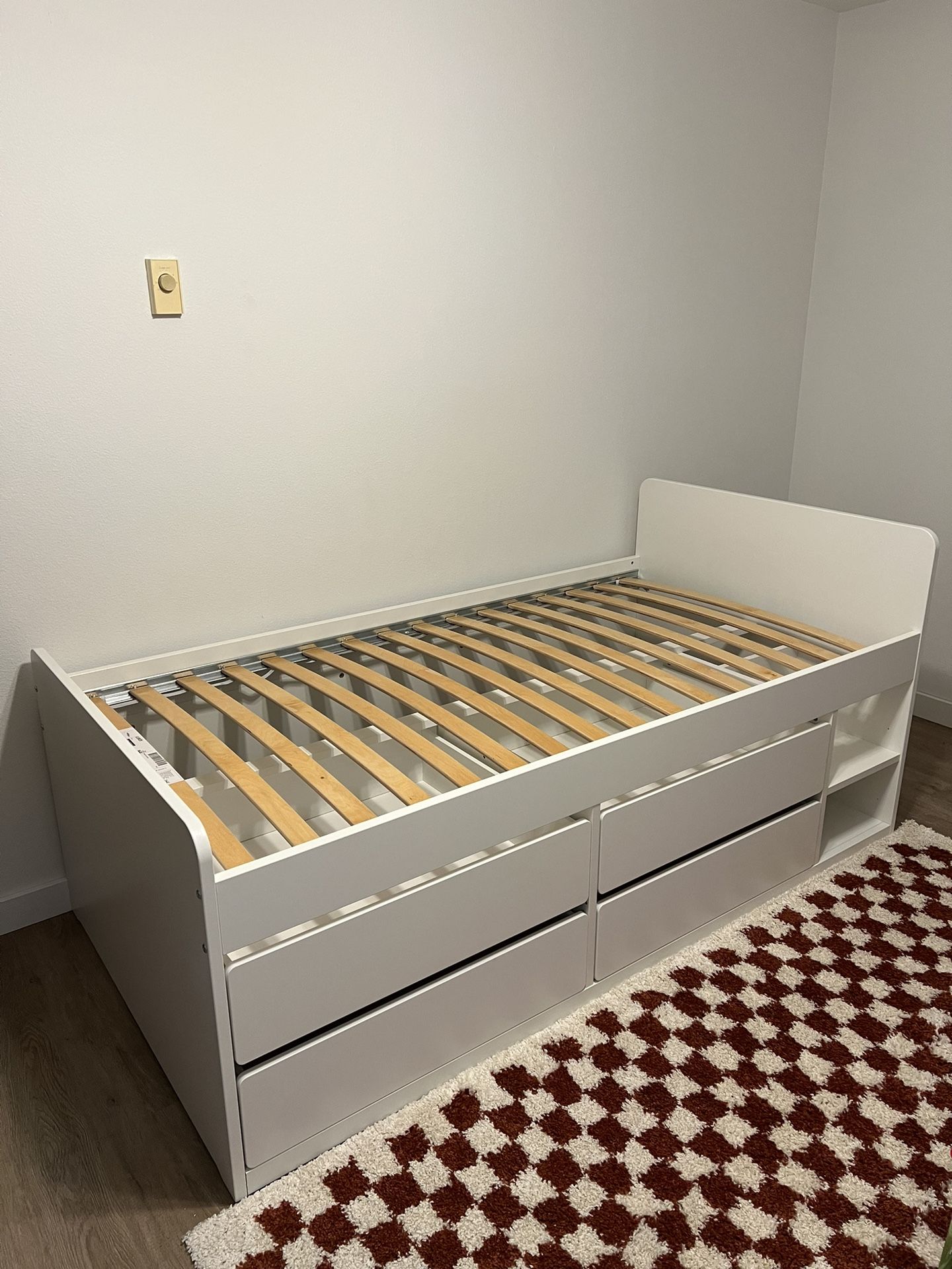 SLAKT ikea Twin Bed With Storage Drawers
