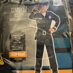 Kids Police Costume / Muscle Cop