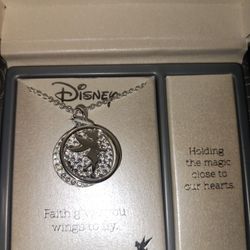 Tinkerbell Silver Plated Necklace