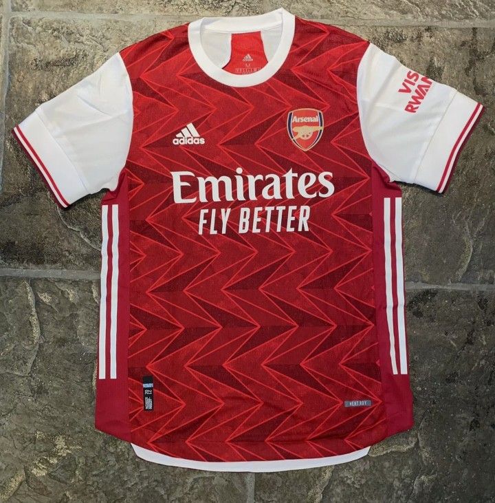 Adidas 2020 2021 ARSENAL Authentic Home Soccer Jersey Football Shirt FH7815 Size M & L for Sale