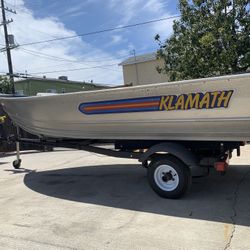 14’ Klamath W 15hp Nissan Marine 4 Stroke 
