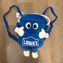Lowe's Big Blue Bucket Plush Backpack LIMITED