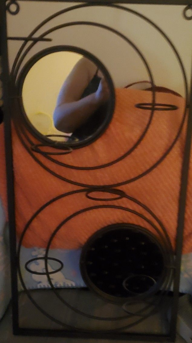 MIRROR CANDLE HOLDER DECORATIVE WALL