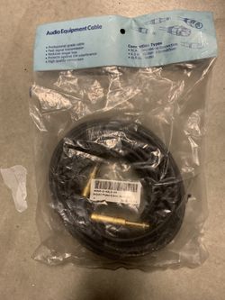 Audio Equipment Cable