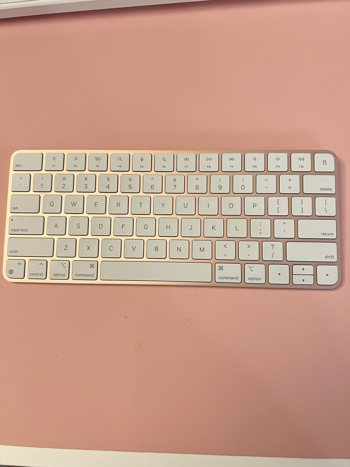 Apple Magic Keyboard. Wireless- Pink And Magic Mouse