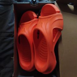 Balenciaga Slides Orange 