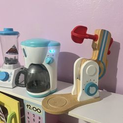 Coffee Maker, Mixer And Dough Mixer For Kids And Ice Cream Shop