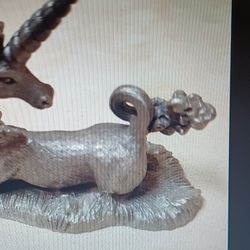 Miniature Pewter Unicorns 
