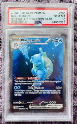 Blastoise SIR - 2023 Pokemon 151 MEW - Special Illustration Rare - PSA 10 Gem Mint