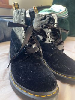 Velvet Dr. Marten Boots