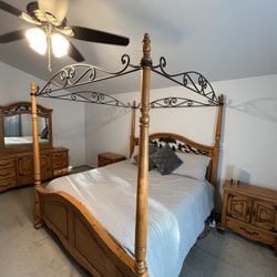 Solid Wood Bedroom Set - $500 OBO 