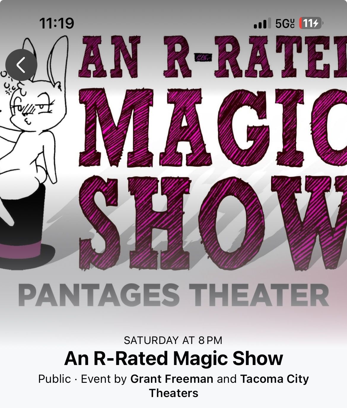 2 Tickets To An R Rated Magic Show