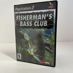 FISHERMANS BASS CLUB (Playstation 2 PS2) Complete CIB
