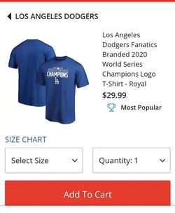 Dodgers World series shirt